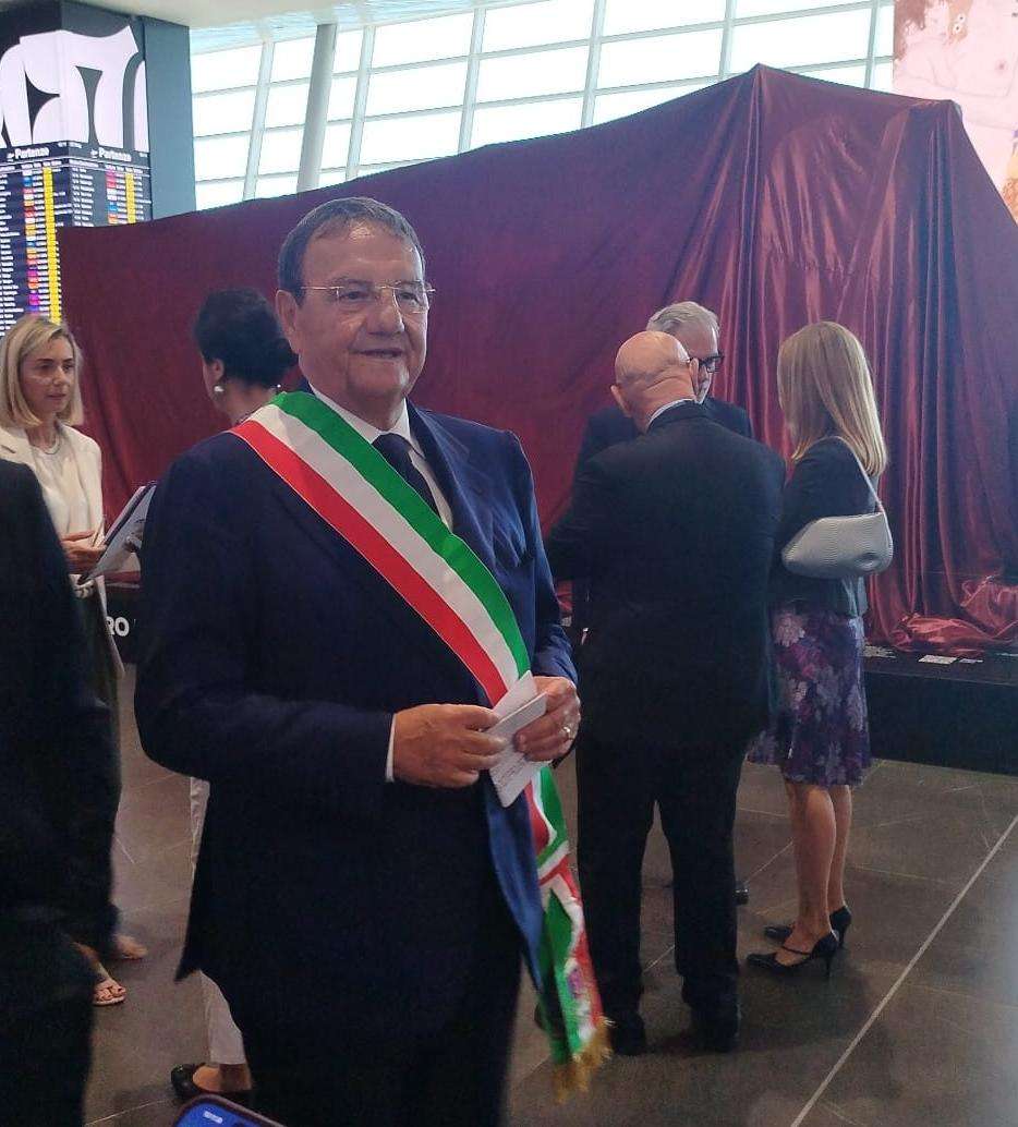 Arte e cultura protagoniste all’aeroporto Leonardo da Vinci- SINDACO DI FIUMICINO MARIO BACCINI