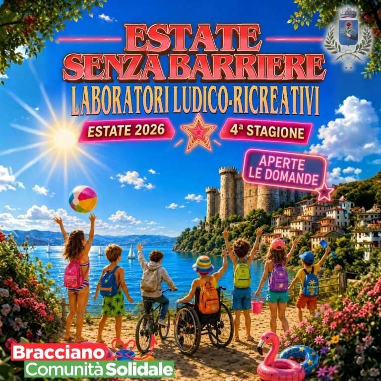 : Bracciano. Iscrizioni aperte ai laboratori estivi per minori con disabilità