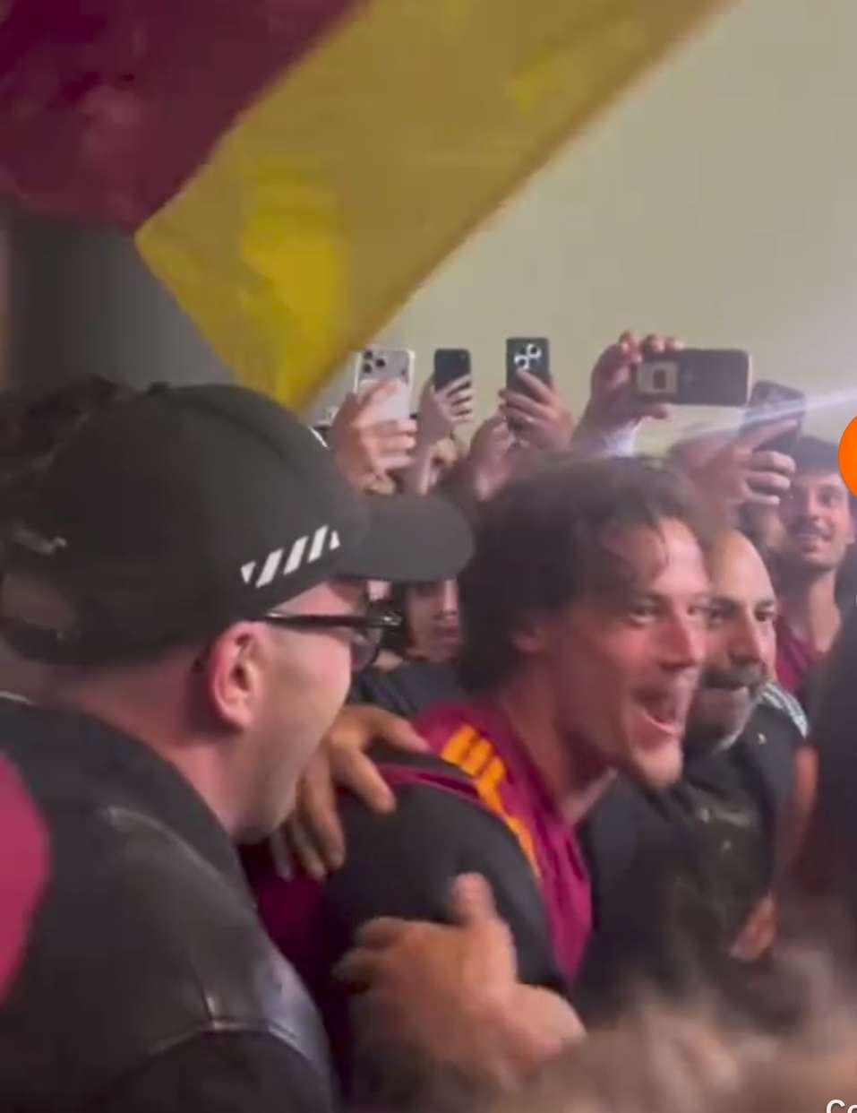 rientro AS Roma