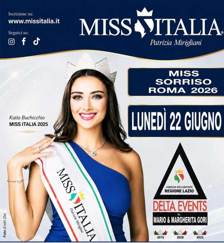 Miss Italia Lazio 2026: terza selezione ufficiale