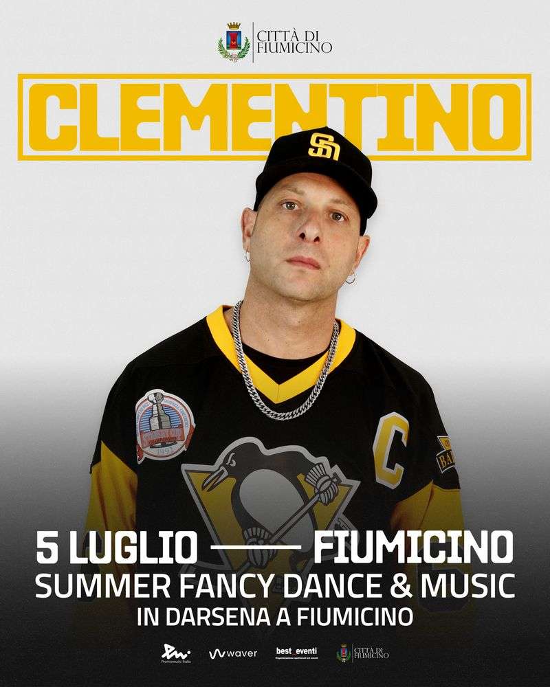 Fiumicino. Clementino in concerto il 5 luglio