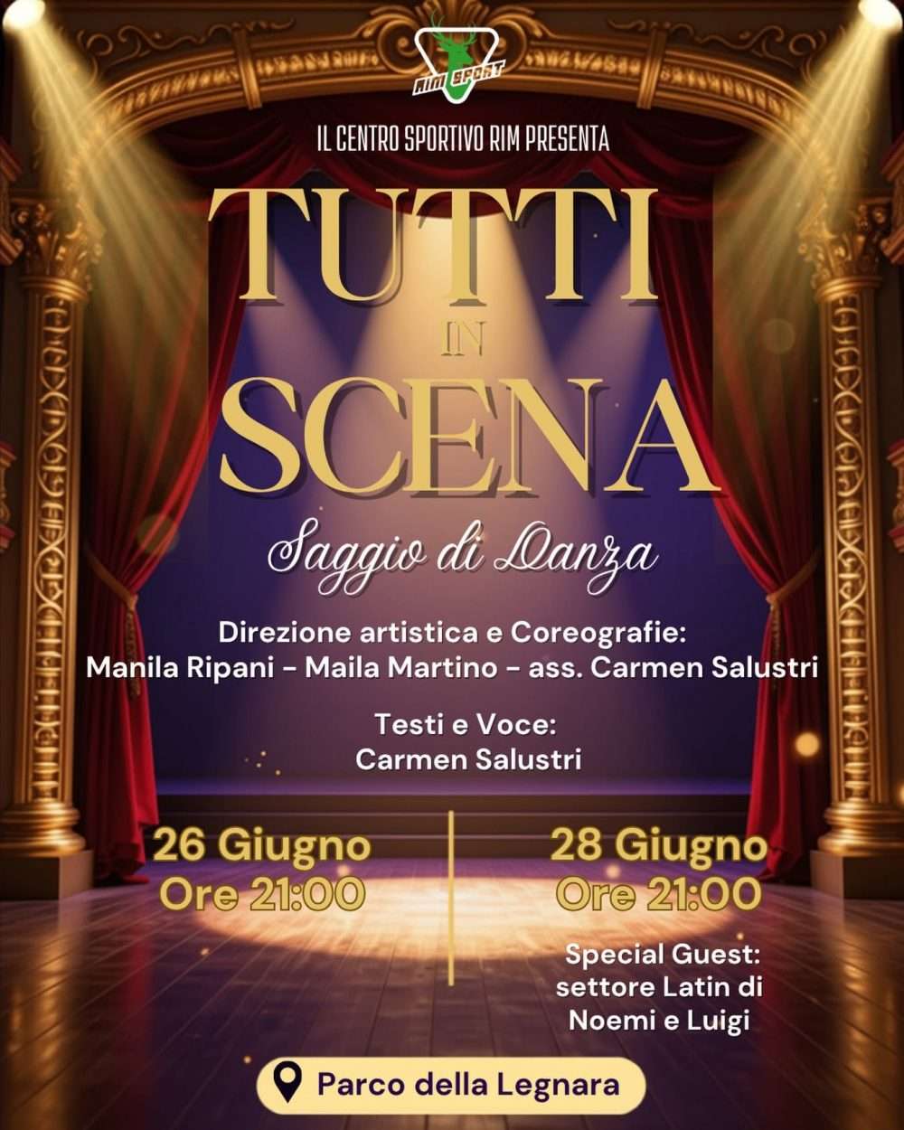 locadina saggi danza