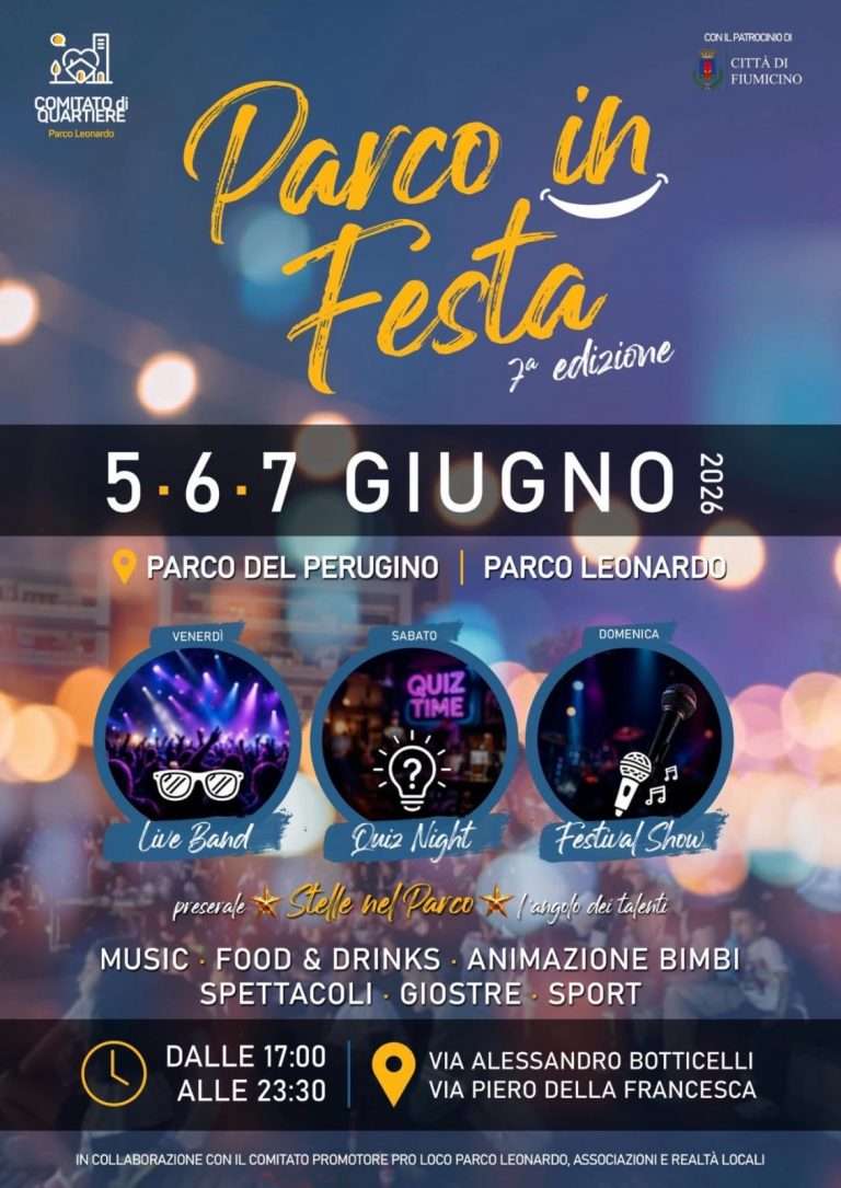 locandina eventi parco leonardo