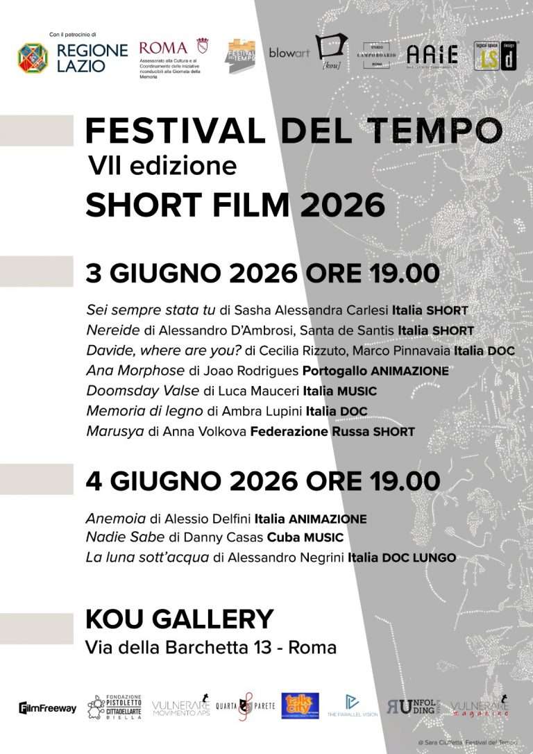 locandina festival del tempo
