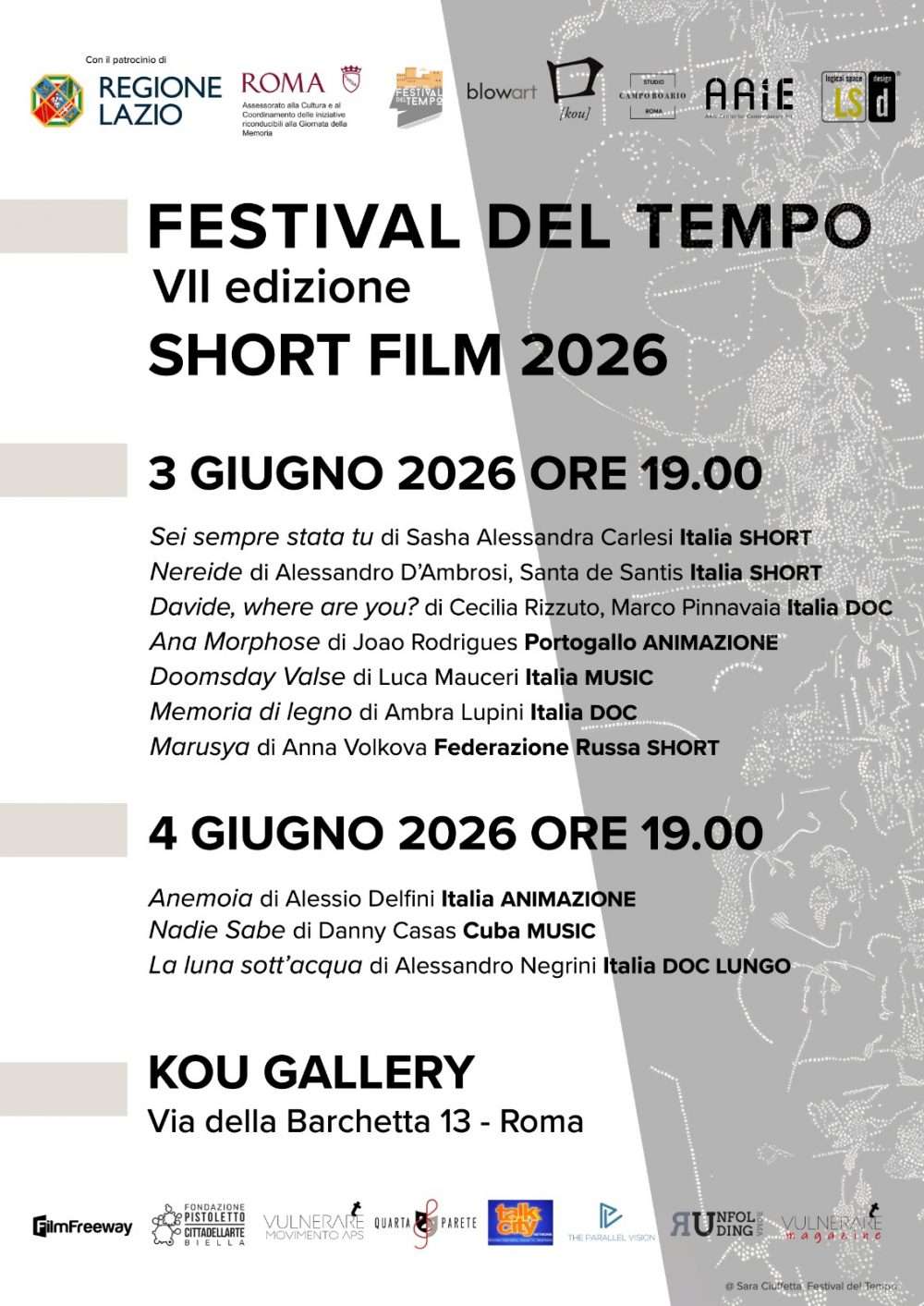 locandina festival del tempo