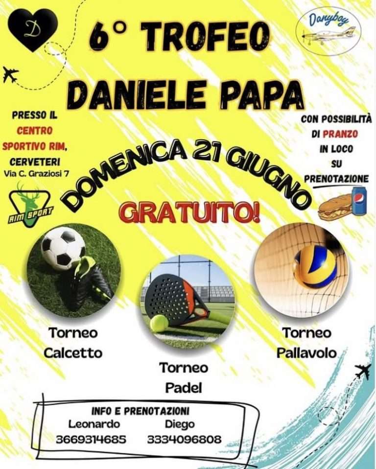 locandina memorial papa