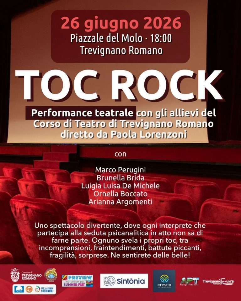 TOC ROCK: il teatro del “TOC” sul lago