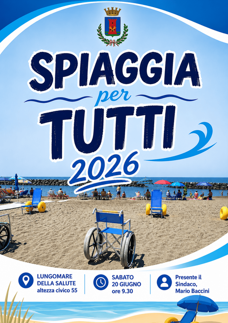 Spiaggia per Tutti: inaugurazione sul Lungomare della Salute