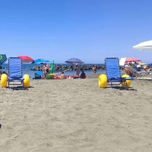 spiaggia per tutti fiumicino