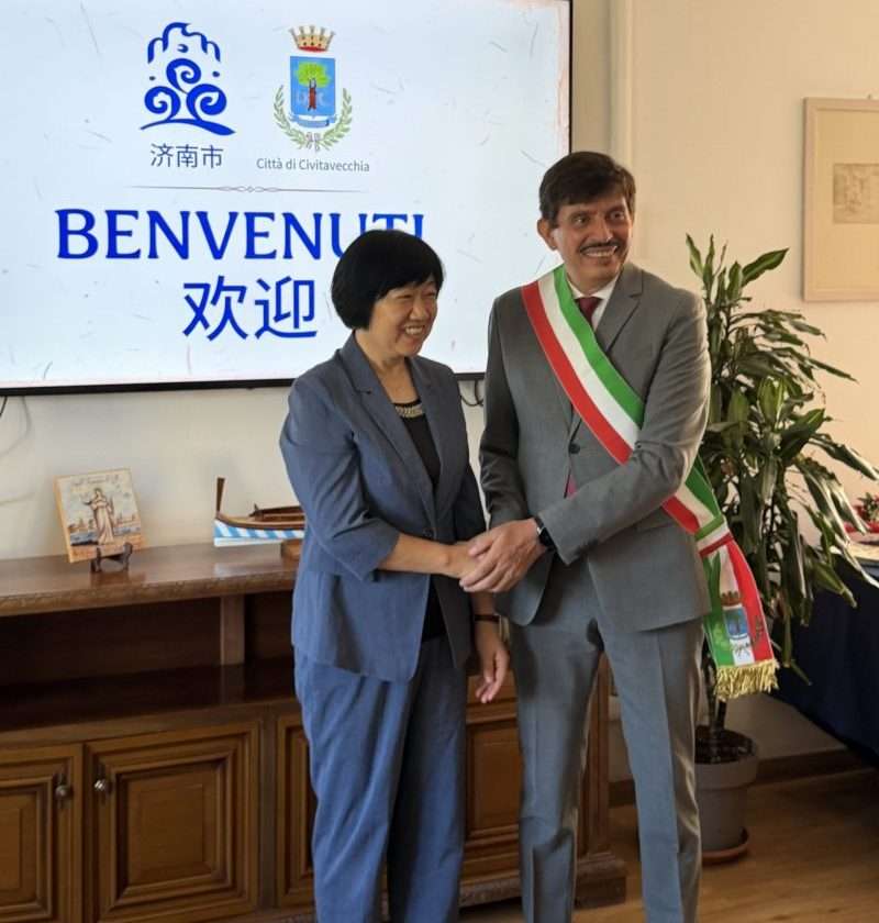 Civitavecchia e Jinan, gemellaggio ufficiale: firmato lo storico accordo