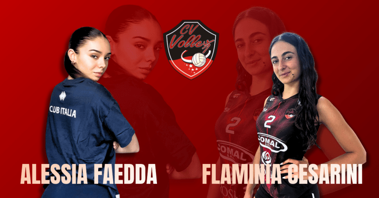 Volley, Faedda e Cesarini volano in Serie B