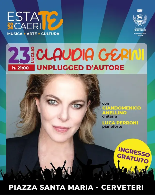 . Claudia Gerini porta in scena "Unplugged d'autore": omaggio alla grande musica cantautorale