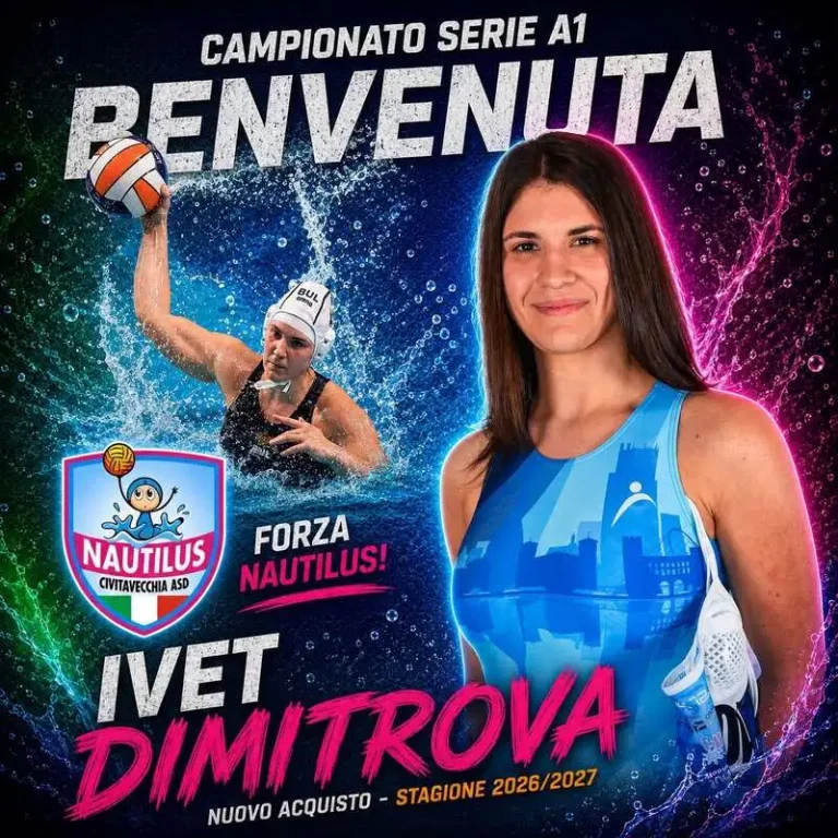 Nautilus, arriva Ivet Dimitrova: nuovo acquisto di valore