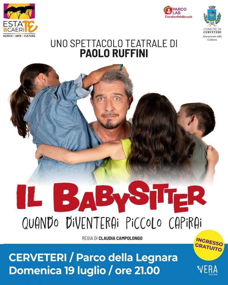 Paolo Ruffini con “Il Babysitter”: spettacolo gratuito