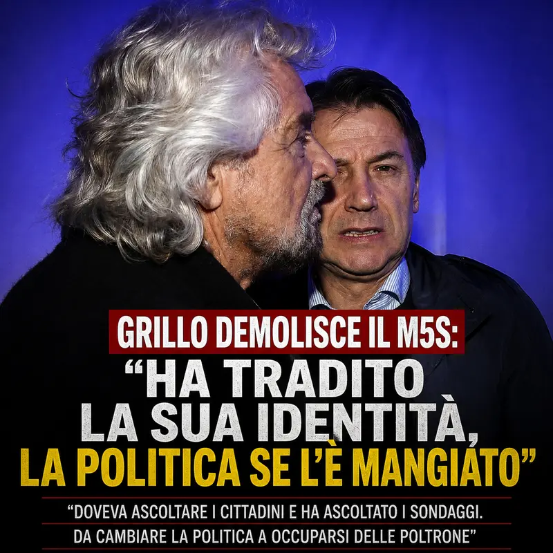 Grillo demolisce il M5S: "Ha tradito la sua identità, la politica se l'è mangiato"