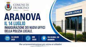 Aranova inaugura i nuovi uffici della Polizia Locale