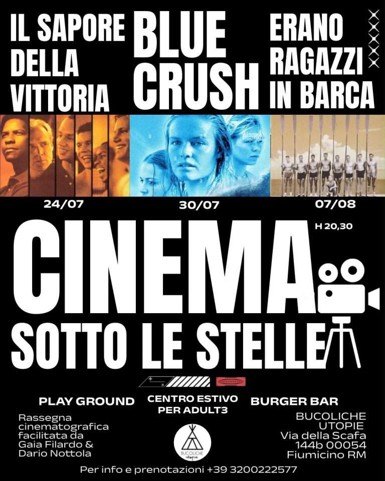 tre serate di cinema sotto le stelle
