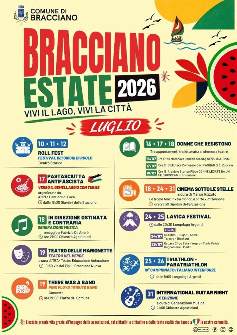 locandina estate bracciano