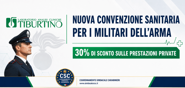 Convenzione sanitaria CSC: 30% di sconto per iscritti e familiari