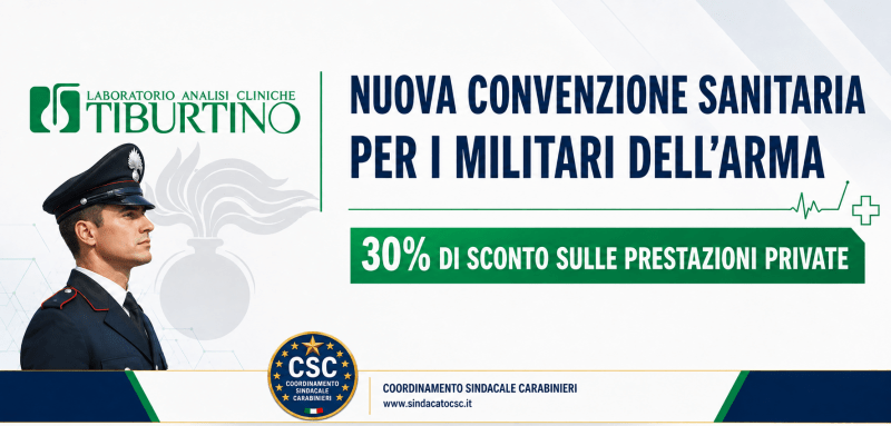 Convenzione sanitaria CSC: 30% di sconto per iscritti e familiari