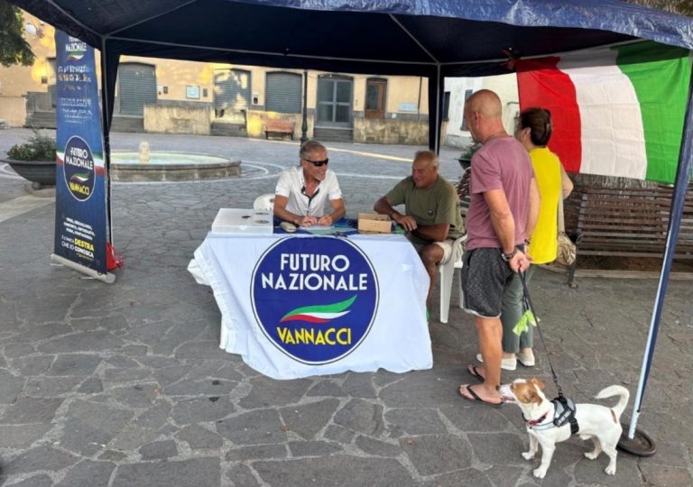 Montalto, Futuro Nazionale in piazza per sicurezza e famiglia