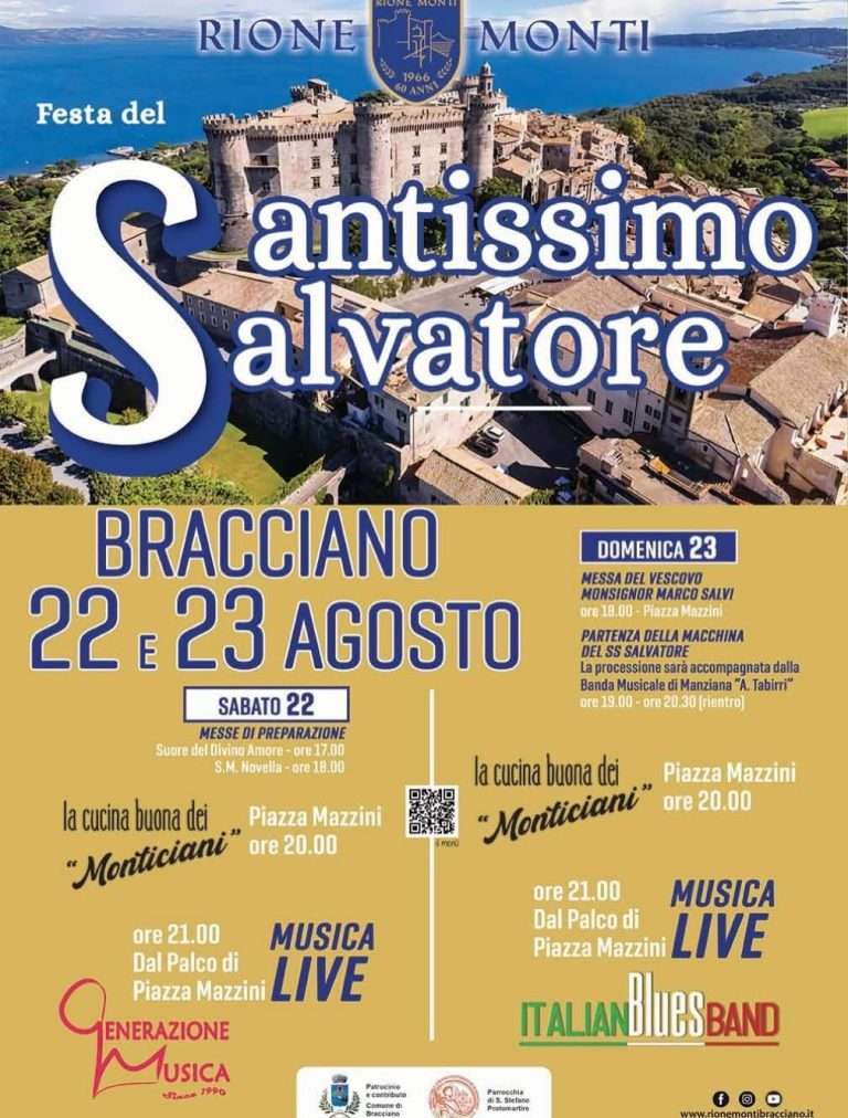 Festa del Santissimo Salvatore a Bracciano: programma e processione