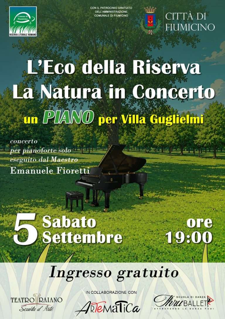Fiumicino, musica e natura a Villa Guglielmi