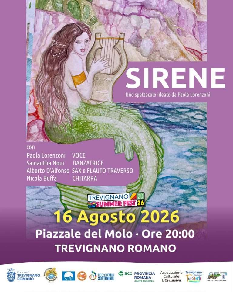 Sirene a Trevignano Romano: mito, musica e danza sul lago di Bracciano