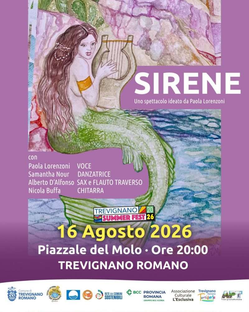 Sirene a Trevignano Romano: mito, musica e danza sul lago di Bracciano