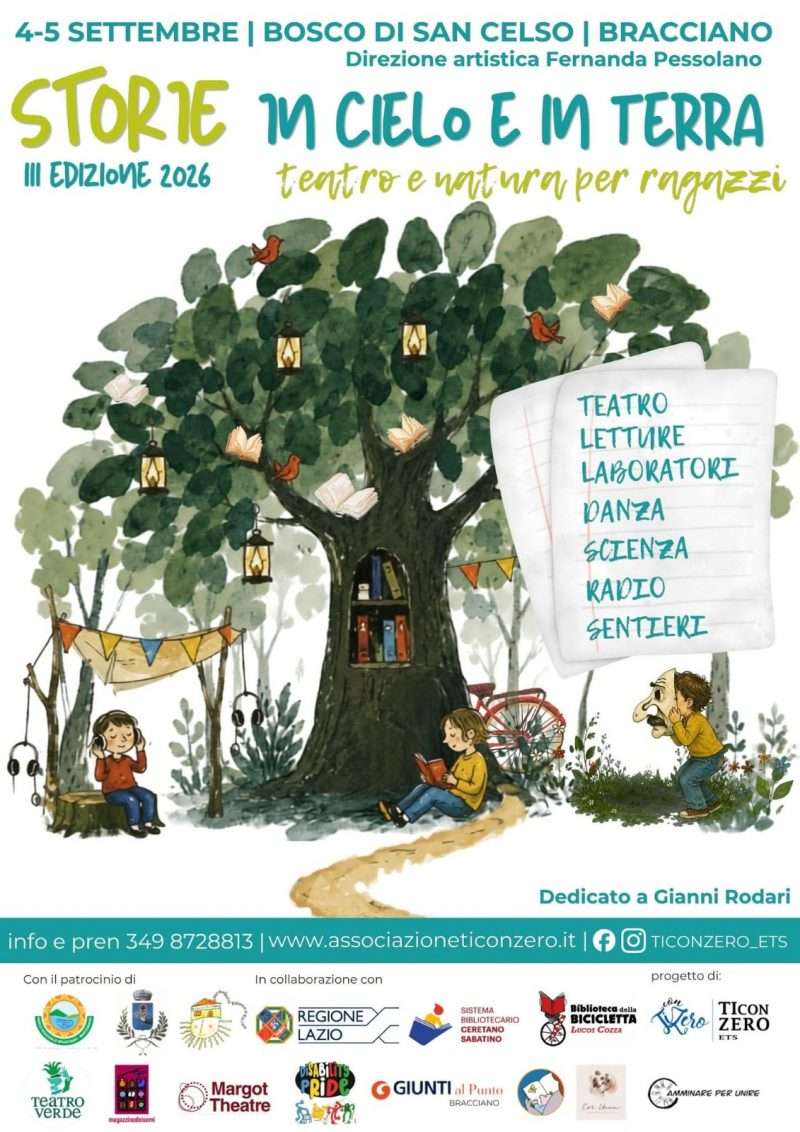 Bracciano, “Storie in cielo e in terra”: teatro e natura nel bosco