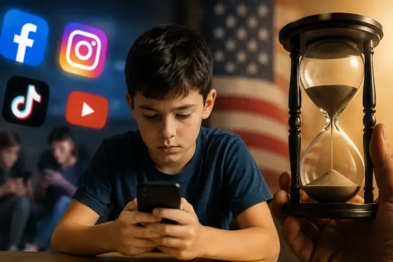 minori e social