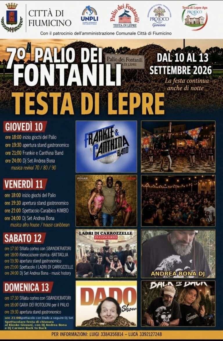 Fiumicino, Palio dei Fontanili: sport e tradizione a Testa di Lepre