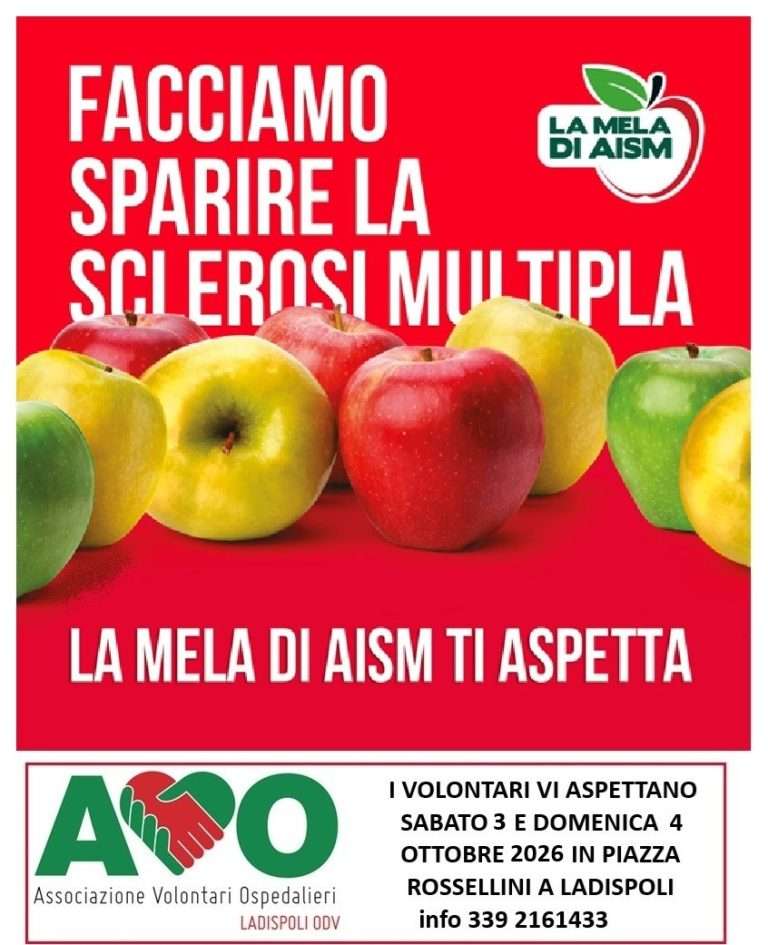 Sclerosi multipla, Ladispoli scende in piazza per la ricerca