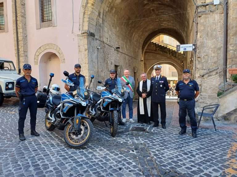 Polizia Locale di Tarquinia, arrivano due nuove moto