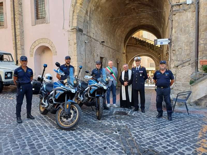 Polizia Locale di Tarquinia, arrivano due nuove moto
