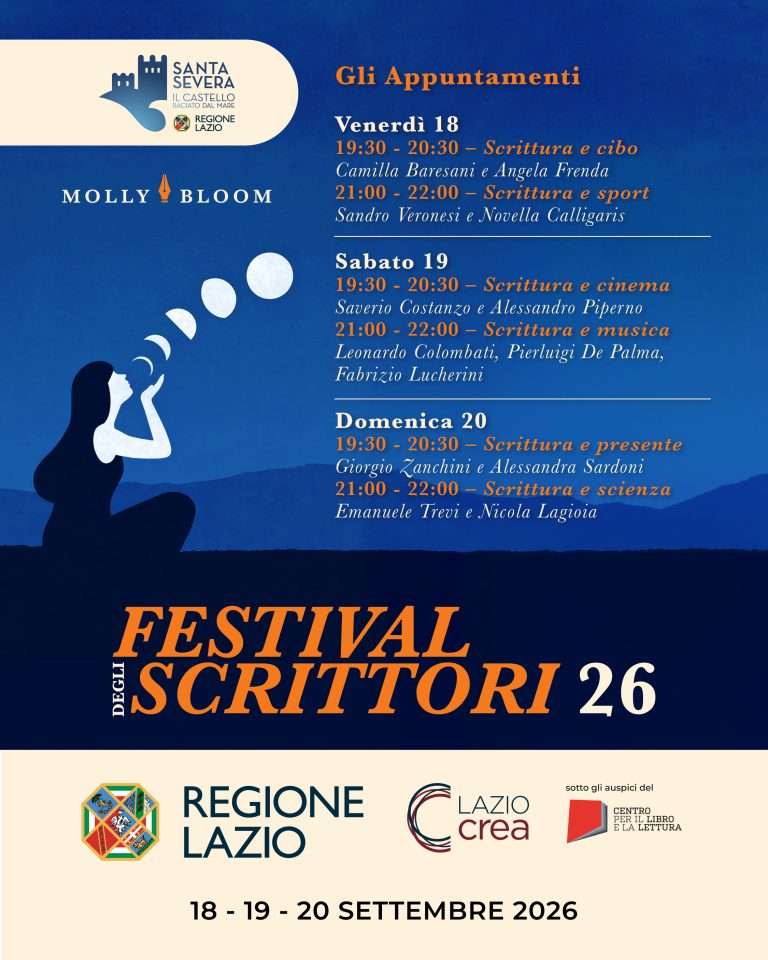 Festival degli Scrittori 2026: la Scrittura incontra il mondo a Santa Severa