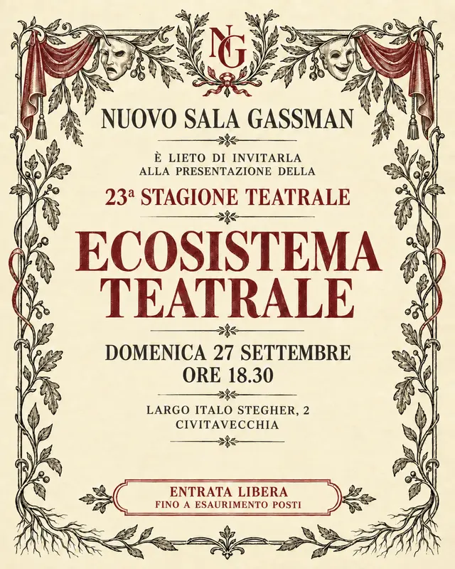 ecosistema teatrale invito