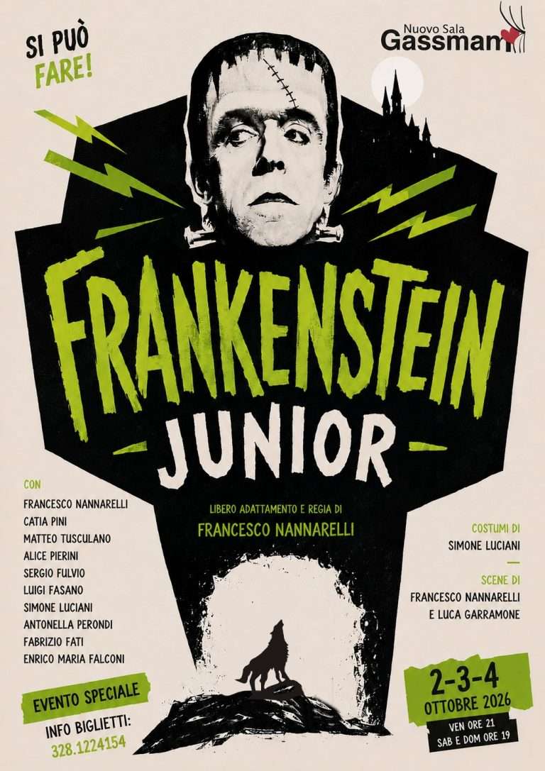 Frankenstein Junior inaugura la nuova stagione del Nuovo Sala Gassman