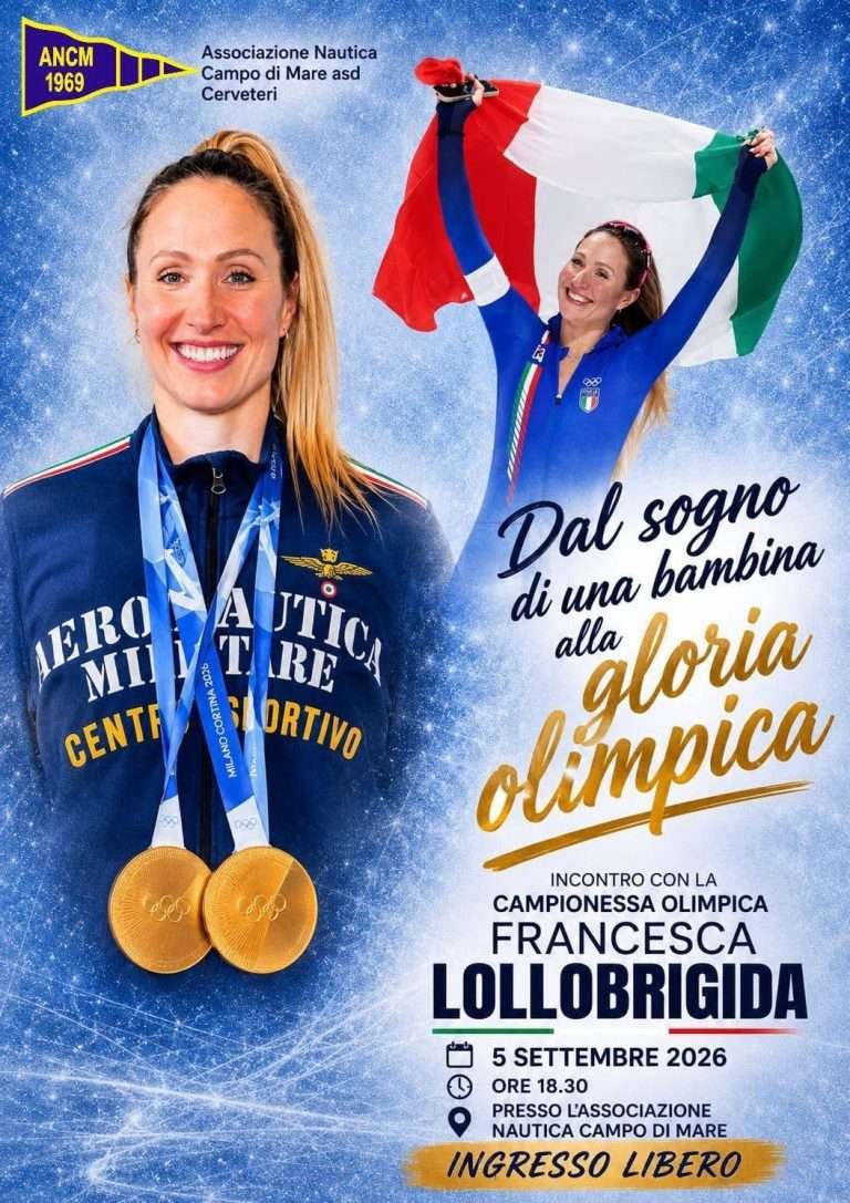 Francesca Lollobrigida a Cerveteri: incontro con la campionessa olimpica