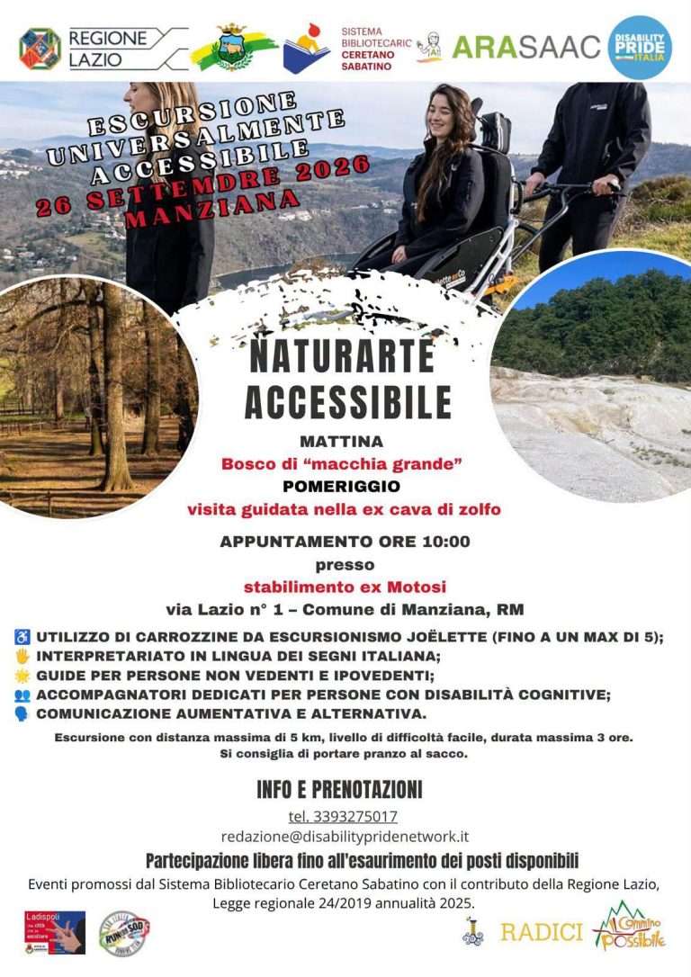 Manziana, escursione accessibile nel bosco di Macchia Grande