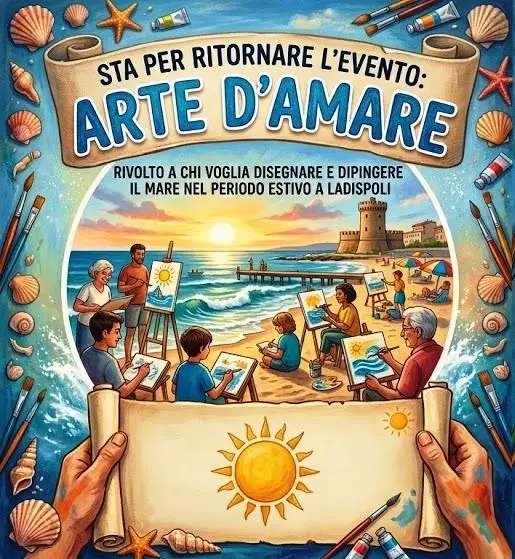 Arte d’aMare, successo a Ladispoli: oltre 200 opere online