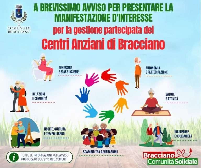 Centri anziani a Bracciano, nuova sede all’ex Mattatoio