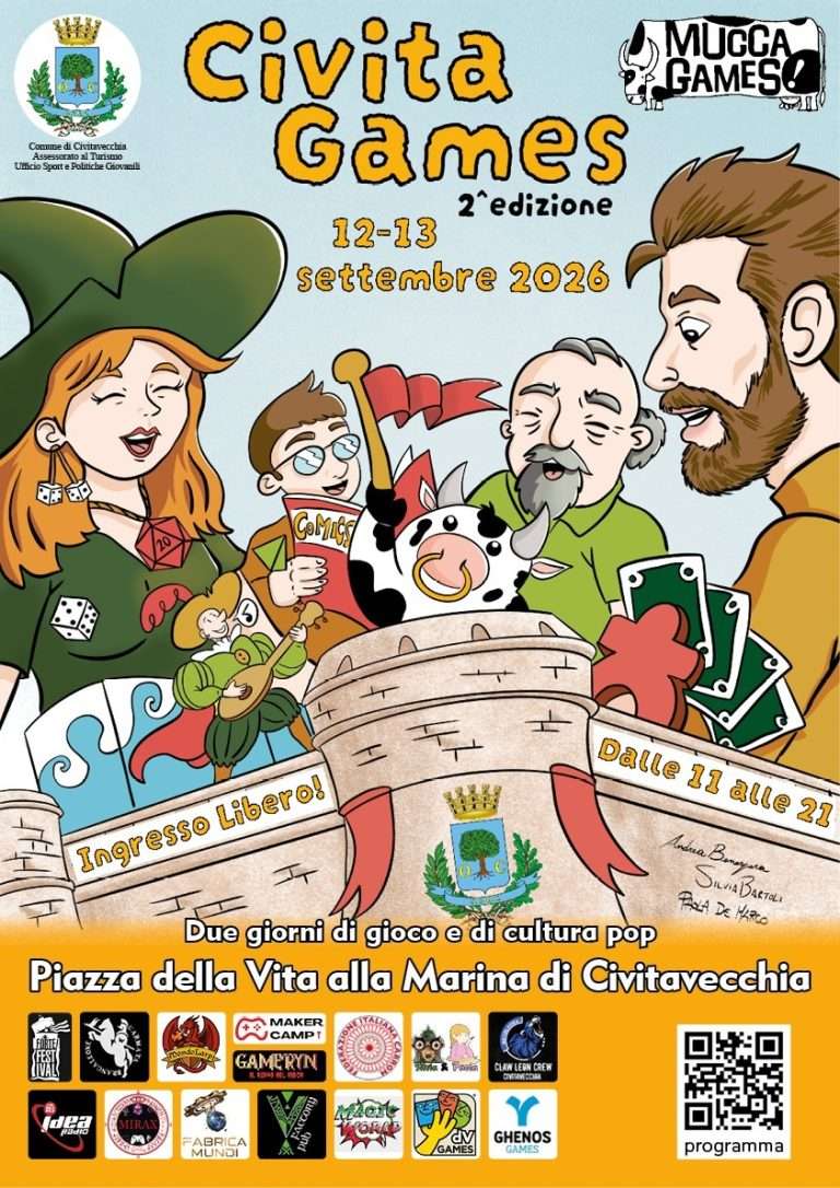 CIVITAgames, a Civitavecchia torna il grande villaggio del gioco