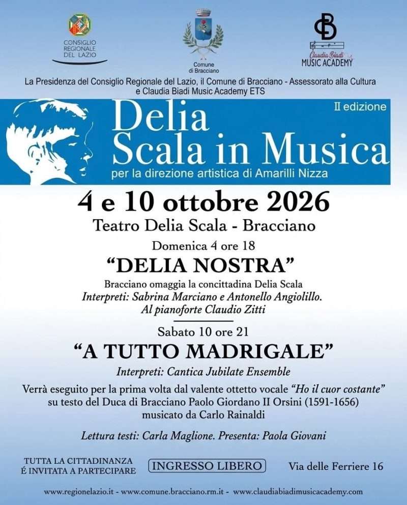 Delia Scala in Musica: a Bracciano torna il festival dedicato alla grande artista