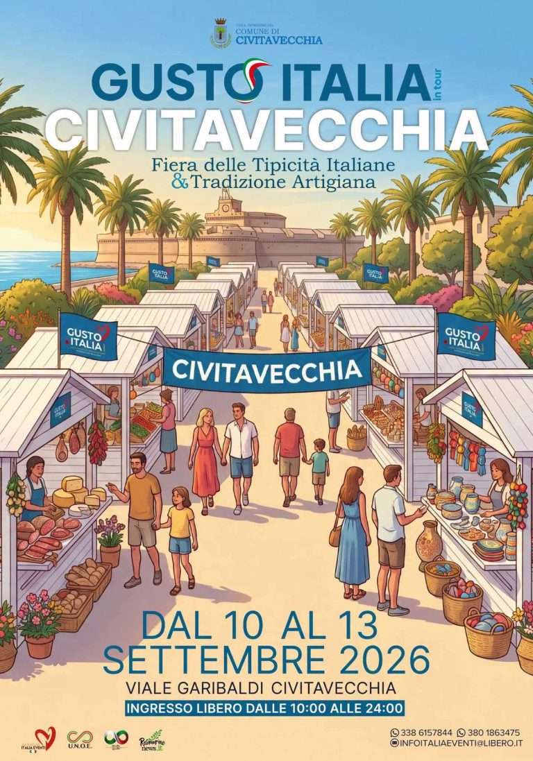Gusto Italia a Civitavecchia: quattro giorni di gusto e artigianato