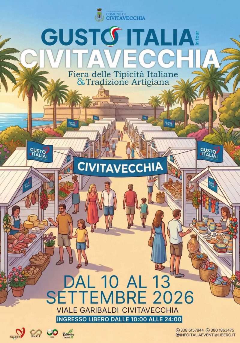 Gusto Italia a Civitavecchia: quattro giorni di gusto e artigianato