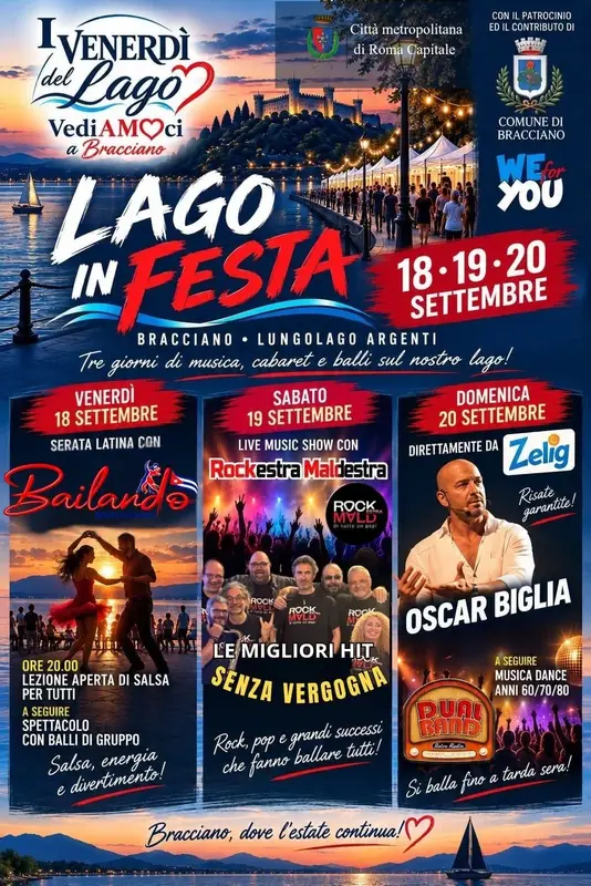 locandina lago in festa