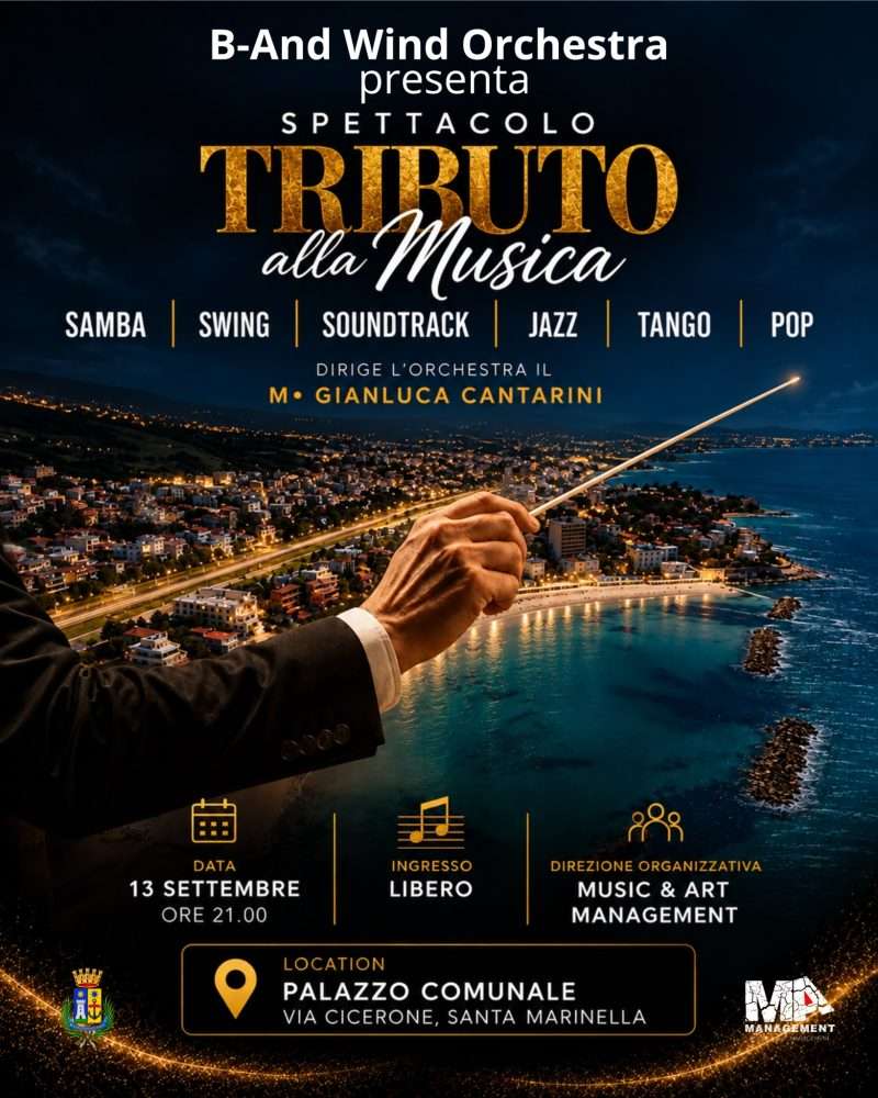B-AND Wind Orchestra chiude l’estate di Santa Marinella