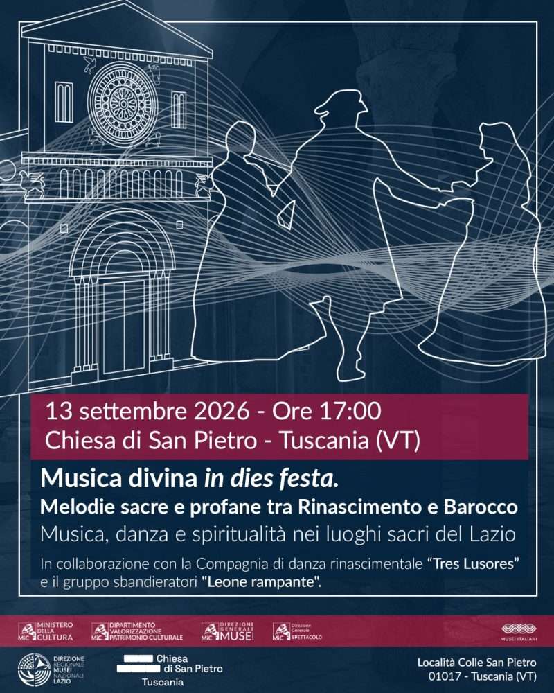 Rinascimento, musica e danza nei luoghi sacri del Lazio