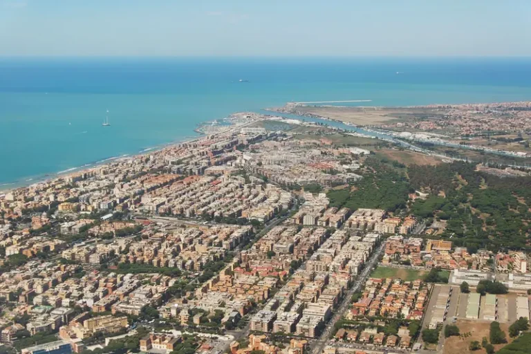 ostia dall'alto